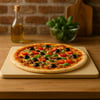 Classic Margherita Pizza with Olives and Fresh Tomatoes