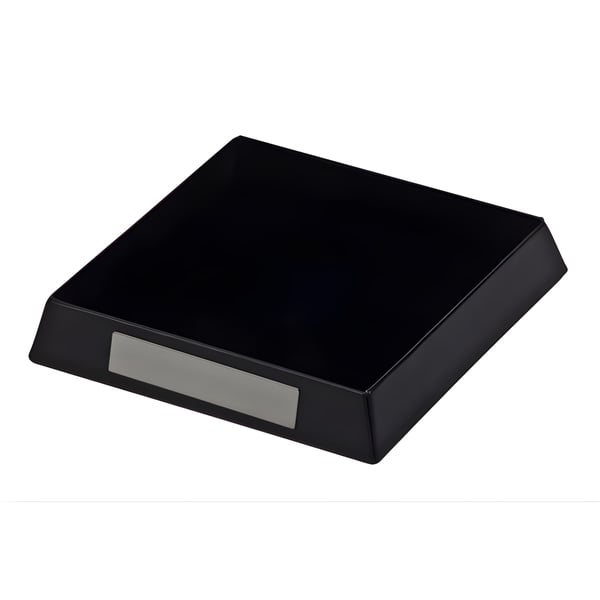Stylish Metal and Faux Leather Desktop Organizer Tray - Lumistar