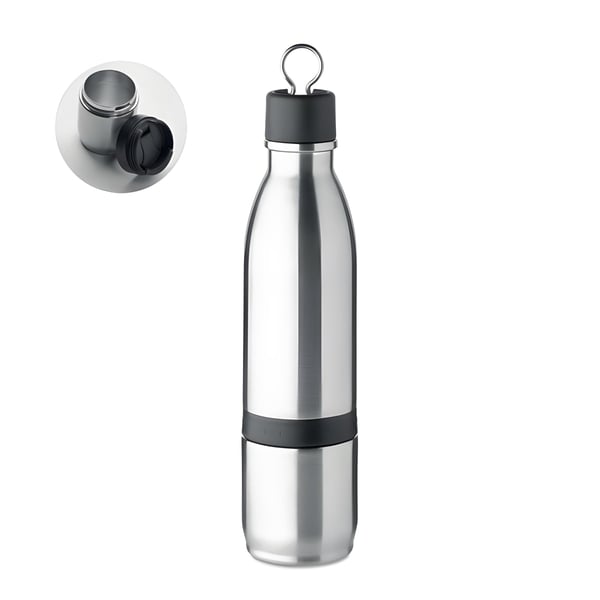 2-in-1 Double Wall Stainless Steel Vacuum Insulated Bottle with Detachable Tumbler