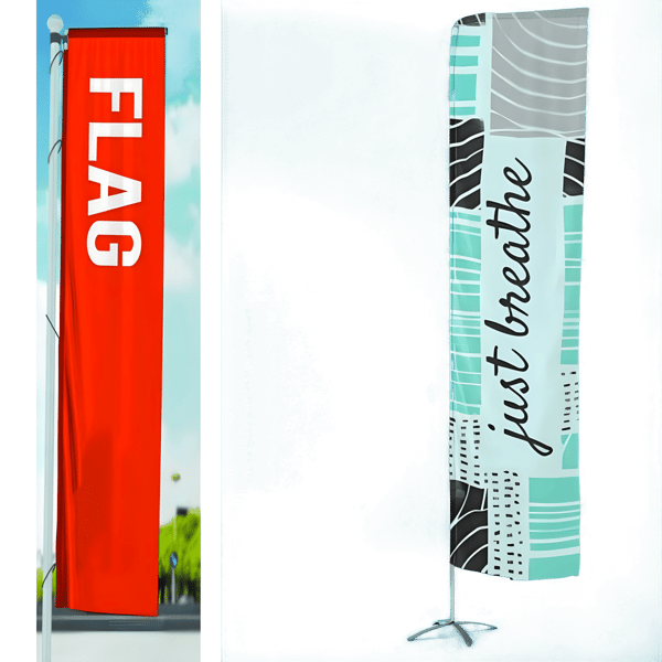 דגל סיני על מוט