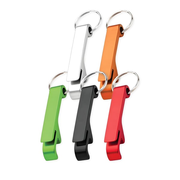 Gold Keychain with Bottle Opener