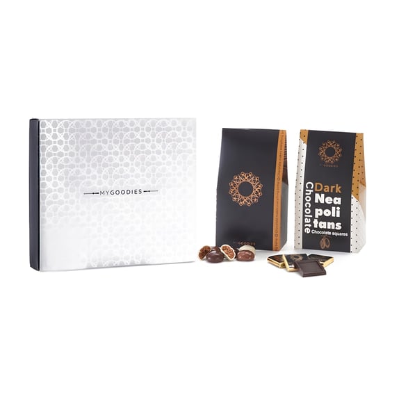 Luxury Treat Box: Dark Chocolate Napolitains & Crunchy Honey Cakes