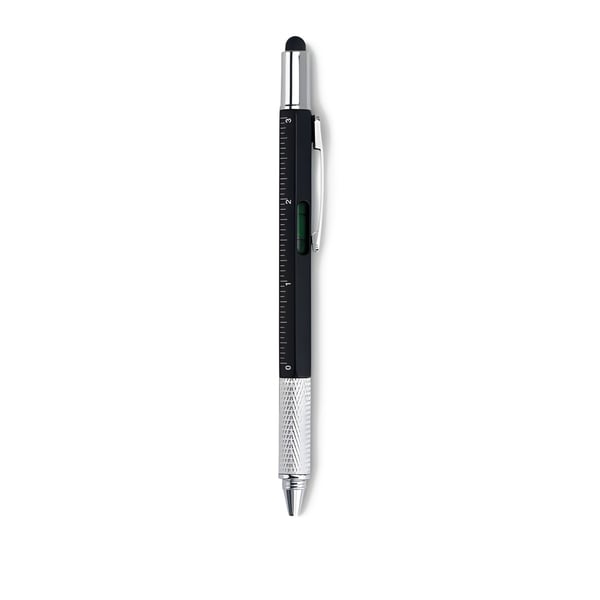 Multi-Tool Pen with Built-In Level and Screwdriver