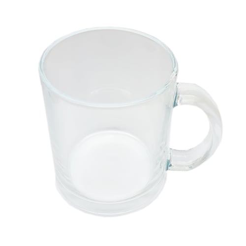 מאג זכוכית שקוף בעיצוב מודרני - 330 מ'ל