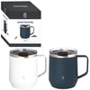 H2O-Pro 420ml Stainless Steel Thermal Mug with Lid & Handle