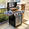 Stainless Steel Gas Grill with 3 Burners