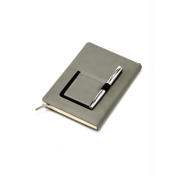 Elegant Notebook with Mobile Pocket and Pen Holder