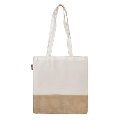 Stylish Cotton and Jute Tote Bag