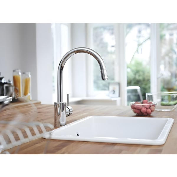 GROHE Concetto Chrome Pull-Out Kitchen Faucet