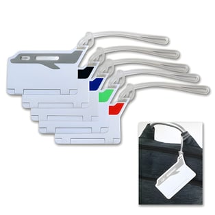 תג מטוס מעוצב למזוודה - תיוג חכם ונוח