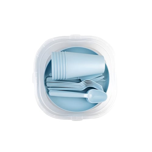 סט פיקניק רב פעמי ל-6 אנשים מבית Go Nature