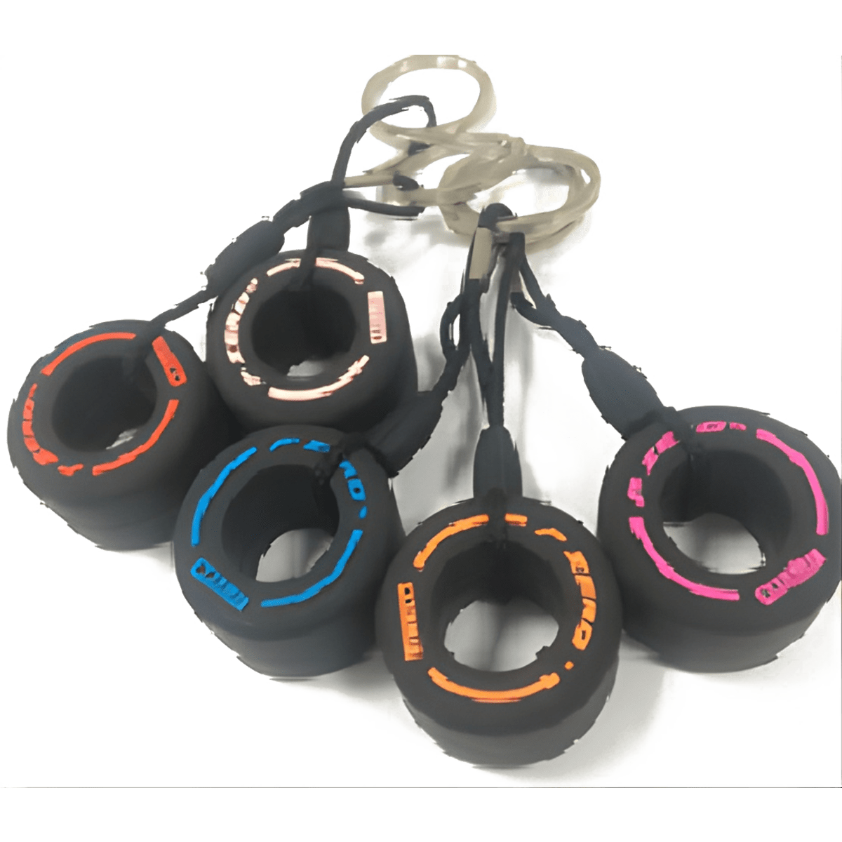 מחזיק מפתחות יוקרתי בצורת גלגל רכב למיתוג אישי