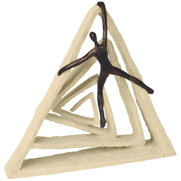 Luxury Art Sculpture 'The Man in the Third Dimension' by Gracia Gallery