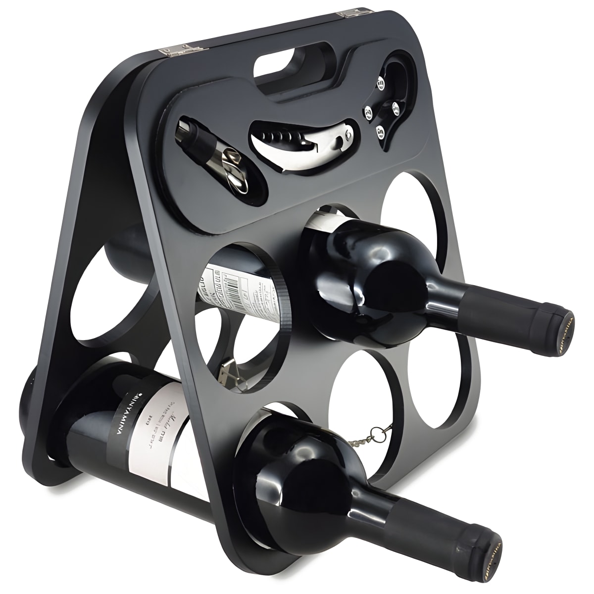 "צ'ירס" סט אביזרי יין מעוצב ל-6 בקבוקים