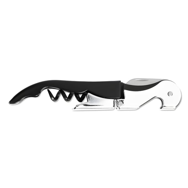 Premium Carbon Steel Waiter's Knife with Double Stand