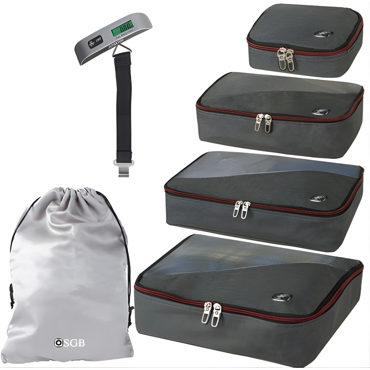 סט 6 יחידות לארגון מושלם של המזוודה