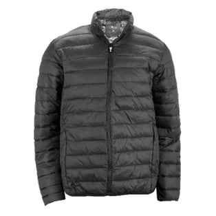 מעיל פוך שחור מחמם במיוחד לגברים