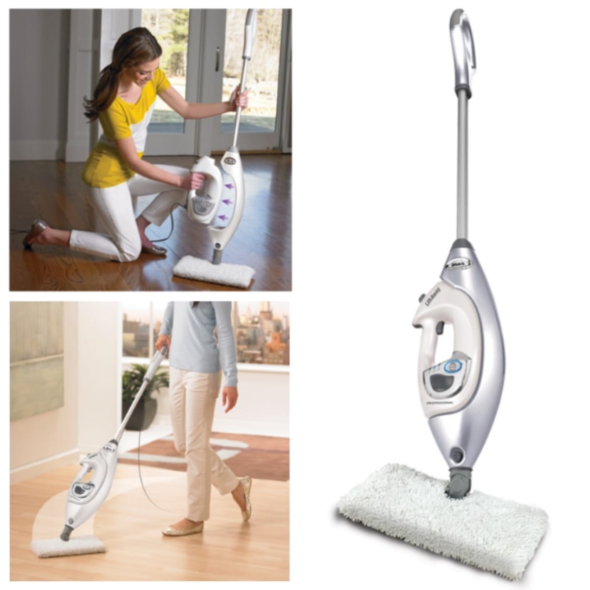 מנקה רצפות SHARK עם קיטור וסבון - ניקוי מושלם בקלות