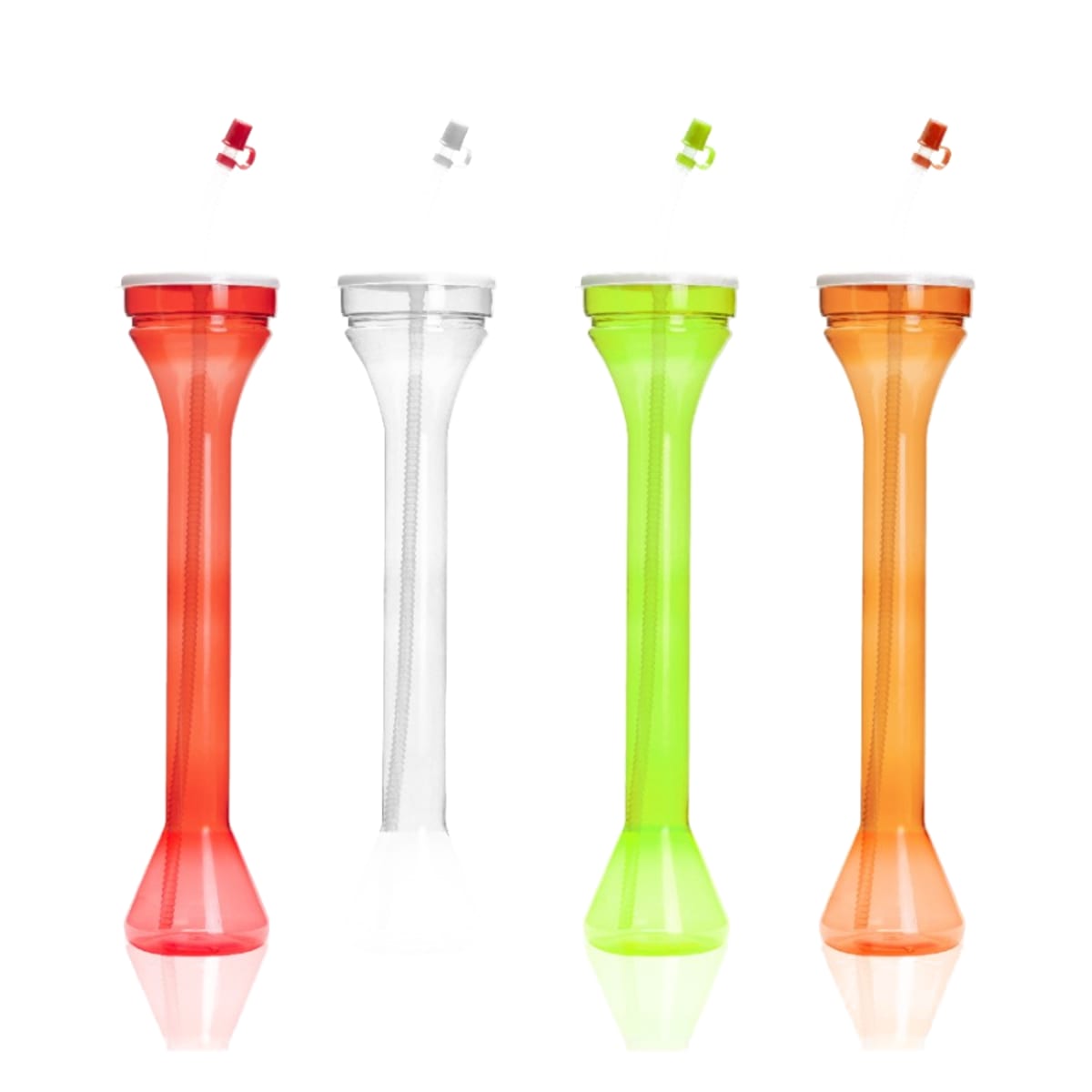 בקבוק שתיה גדול עם מברשת מתכווננת 900 מ"ל - שותפויות שתיה נוחות