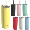 ASOBU Stainless Steel Thermal Mug 600ml with Straw and Tritan Lid