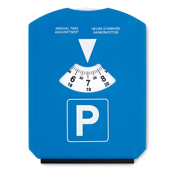 Smart Parking Card with Built-in Ice Scraper