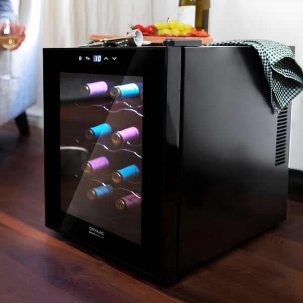 Elegant Wine Cooler with Digital Display