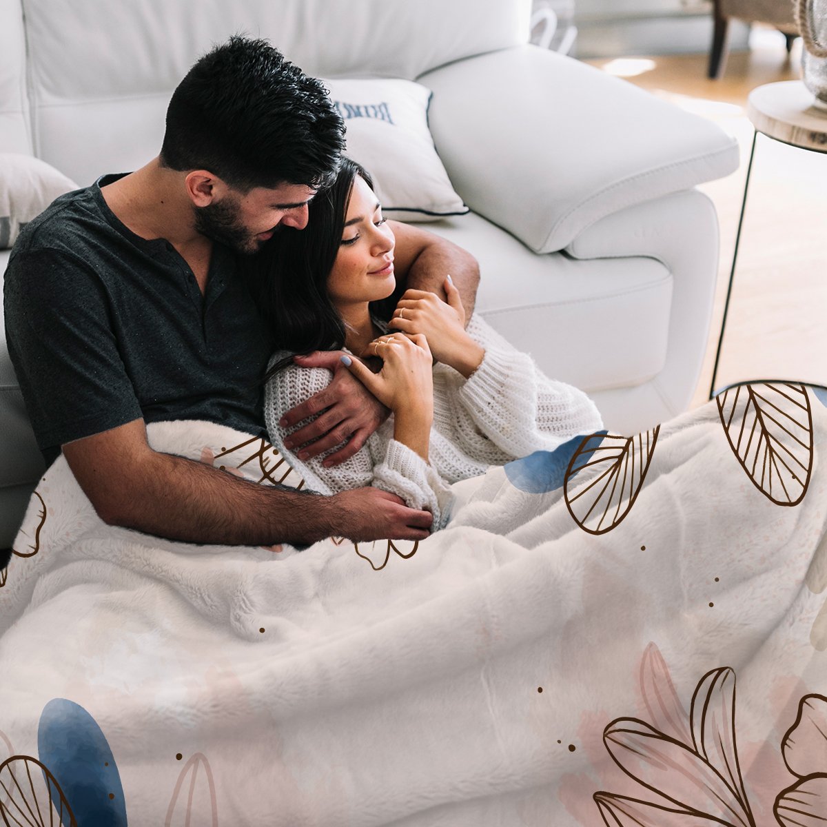 שמיכת פליז זוגית