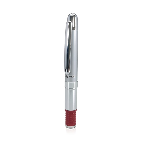 Elegant Metallic Lipstick-Inspired Pen