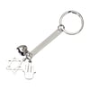Unique Keychain with Heart, Hamsa, and Star of David Charms