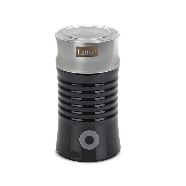 Electric Milk Frother in White for Perfect Latte