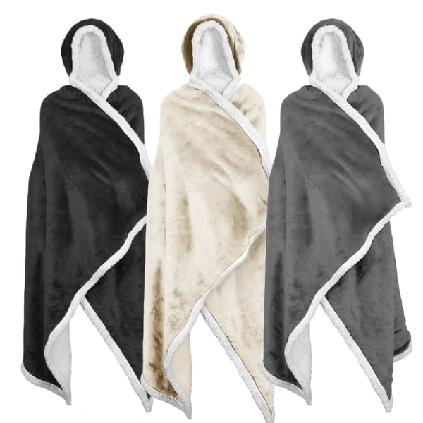 שמיכת חיבוק עם קפוצ'ון מפנקת ואיכותית