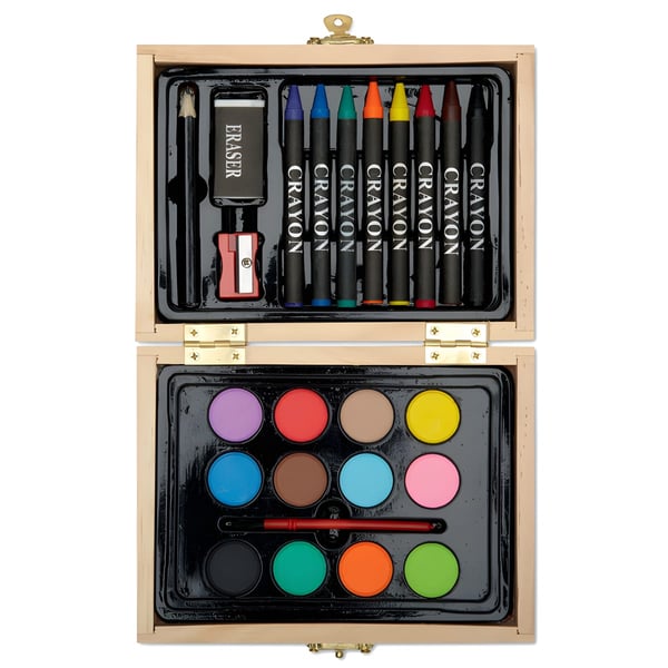 Mini Artist Set in Luxurious Wooden Box