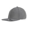 RAPPER 6 CLOSED  –  כובע מצחיה, 6 חלקים, סגירה מלאה - אפור(M)
