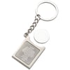 Multi-Functional Metal Keychain with Traveler's Prayer Book and Detachable Coin