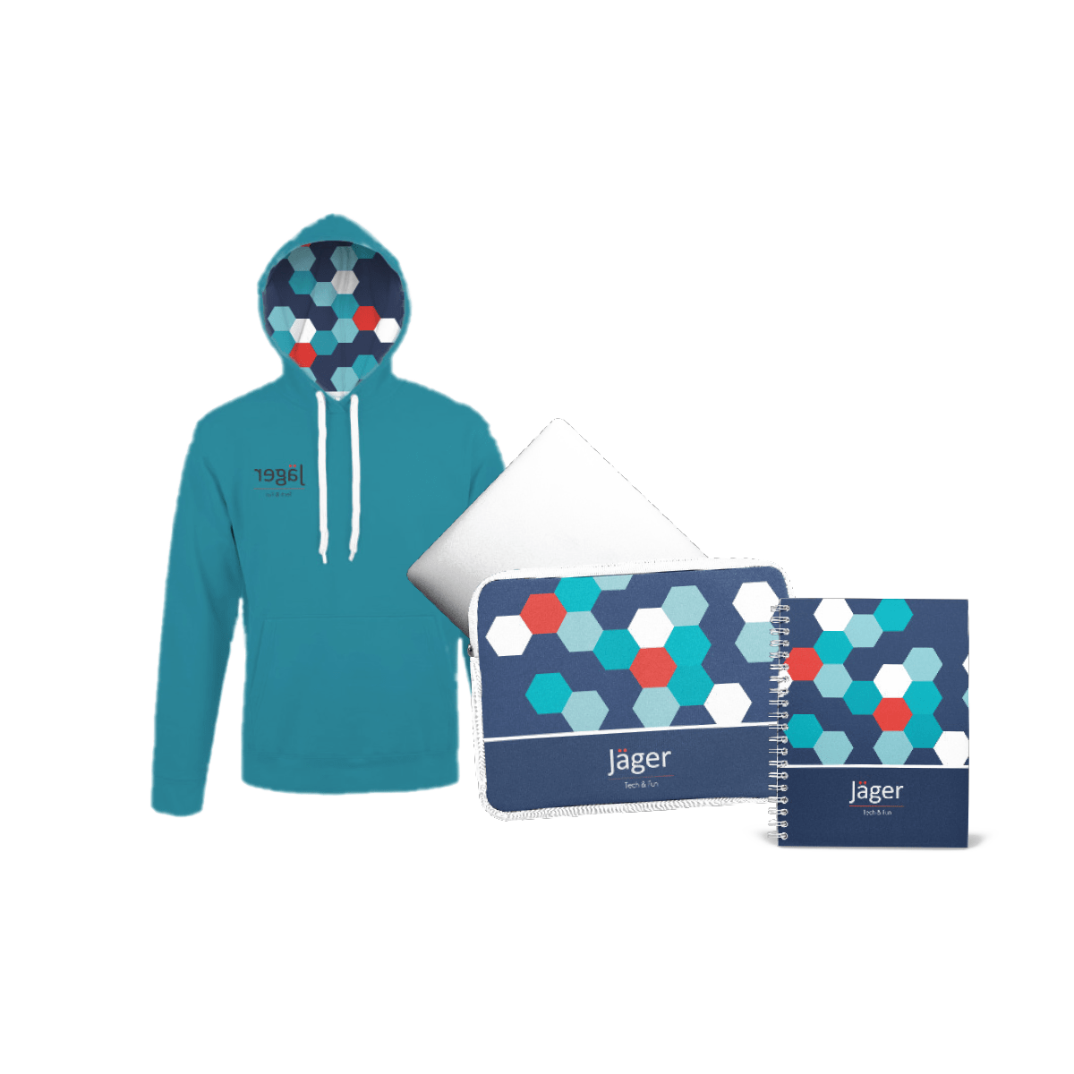 מארז חורף נעים: קפוצ'ון, מחברת ותיק למחשב