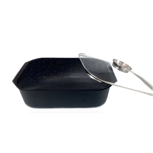 סיר רוסטר 25x40 ס״מ עם ציפוי שייש טבעי - CAPSTONE Solid Rock