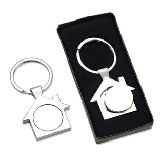 מחזיק מפתחות ביתי עם מטבע מגנטי