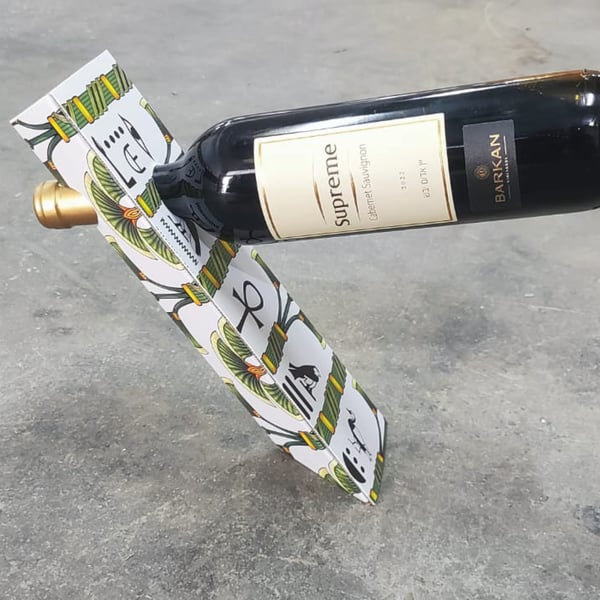 Customizable Wine Stand for Personal Branding