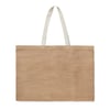 Eco-Friendly Jute Shopping Bag with Cotton Handle