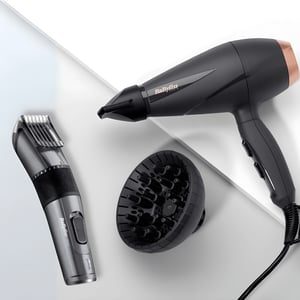 Professional Grooming Set with Hair Dryer and Diffuser by BABYLISS
