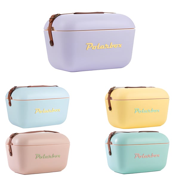 צידנית קשיחה Polarbox עם רצועת כתף עור, 12 ליטר
