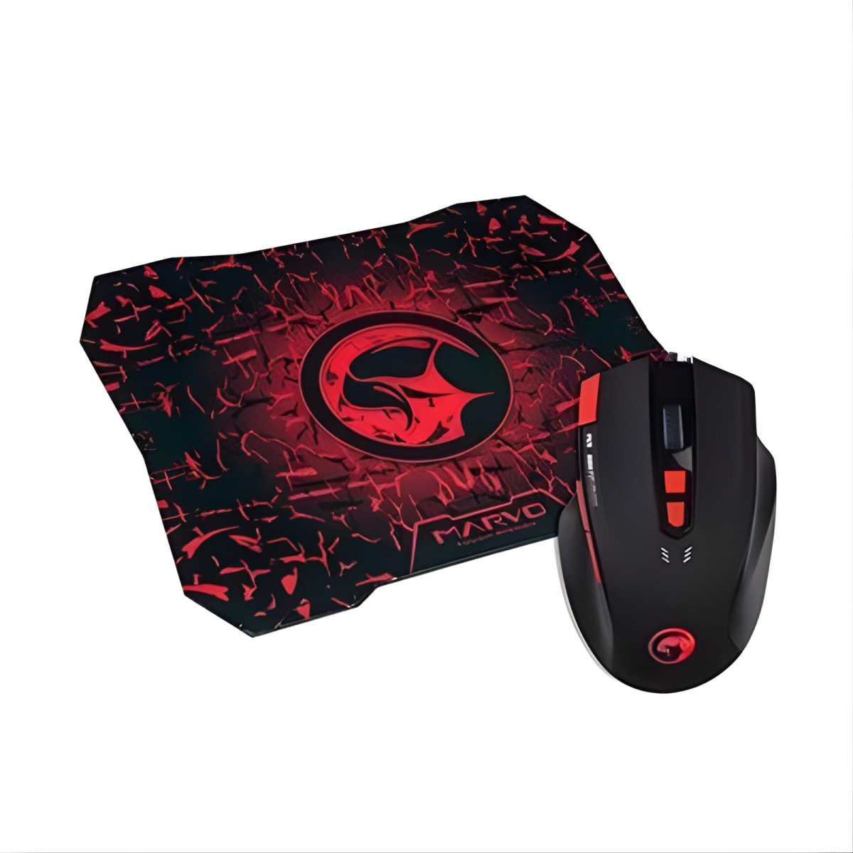 סט גיימינג MARVO: עכבר 3200DPI ופד איכותי