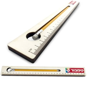 סרגל עץ איכותי - מתנה עסקית מושלמת