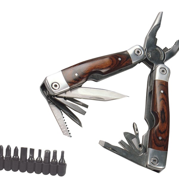 Wooden Handle Multifunctional Knife - Premium Corporate Gift