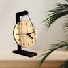 Decorative Hanging Wooden Clock with Logo Engraving