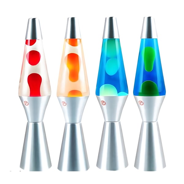 מנורת לבה צבעונית מודרנית