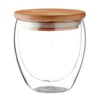 Small Borosilicate Glass with Bamboo Lid