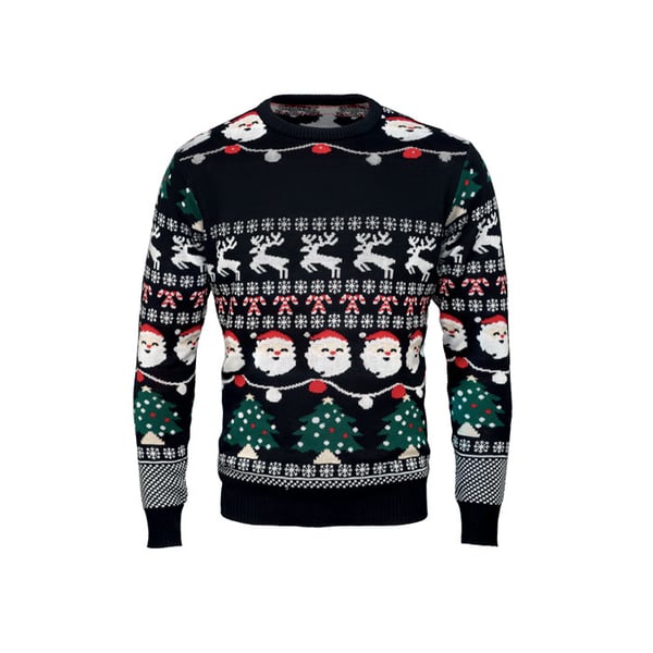 Festive Christmas Sweater with LED Lights