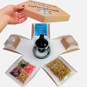 מארז חגיגי לטו בשבט - קנקן זכוכית וחליטות מובחרות