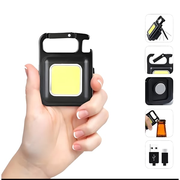 Multi-Purpose Compact USB Rechargeable Flashlight